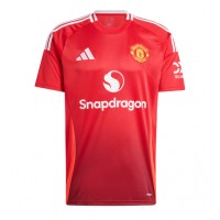 Manchester United Alejandro Garnacho #17 Domáci futbalový dres 2024-25 Krátky Rukáv